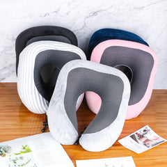 Soft Travel Pillow U Shaped Travel Healthcare Memory Foam Neck Cervical Airplane Pillow Neck Cushion