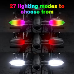Motorcycle LED Turn Signal Lamp Projection Lamp Sequential Flowing Flash Indicator Lights Running Light Front Rear Signal Light