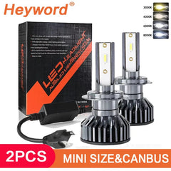 Car LED Headlight 26000lm 160W 1860 CSP chip 3000k/4300k/6000k/8000k h4 h7 h1 LED headlights 9005 H7 h11 led light