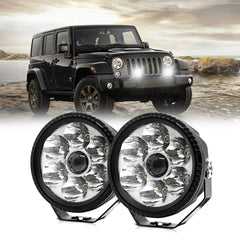 5" Led Projector Spotlights 6000K 150W IP68 Waterproof Spot Lamp Offr oad Truck Tractor Boat SUV Spotlight
