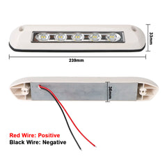 RV LED Awning Porch Light 12V/24V Waterproof Motorhome Caravan Van Camper Trailer Wall Lamps