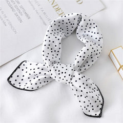 2022 New Women Silk Scarf Square Foulard Lady's Neck Hair Scarves Design Printed Head Kerchief Fashion Girl Scarfs