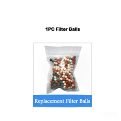 Adjustable High Pressure Shower Head Tourmaline Replaceable Filter SPA Shower Water Saving Switch Button Shower