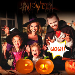 Led Halloween Pumpkin Flash Talking Singing Animated LED Pumpkin Lamp Toy Projection Lamp Projector Inside for Home Party Decor