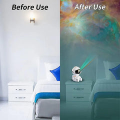 Galaxy Star Projector LED Night Light Starry Sky Astronaut Lamp For Decoration Bedroom Home Decorative Children Gifts