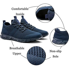 Sport Shoes Light Sneakers White Outdoor Breathable Mesh Black Running Shoes Athletic Jogging Tennis Shoes