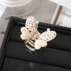 Korean Acrylic Hair Claws Pearl Claw Clips For Woman Large Size Barrette Crab For Girl Shark Clip Fashion Hair Accessories