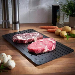 Aluminium Alloy Rapid Defrosting Tray Quick Thawing Cold Steak Fish Fruit Meat Food Defrosting Board Household Kitchen Tools