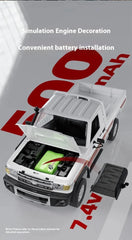 Toyota Land cruiser MN82 Remote Controlled Climbing Off-road Vehicle 1:12 Full scale 4WD LC79 RC Model Children Toy Rc Car