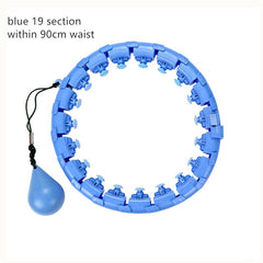 2023 New Sport Hoops Yoga Fitness Home Fitness Hoop Adjustable Not Drop Waist Training Ring Belly Trainer Abdominal Weight loss