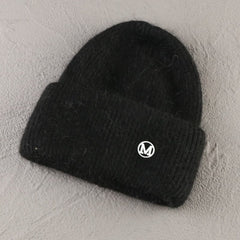 Rabbit Fur Beanies Soft Warm Fluffy Winter Hat for Women Angora Knitted Hat Skullies Beanies Female Bonnet Woman Knit Cap