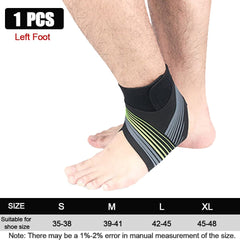 GOBYGO Sport Ankle Support Elastic High Protect Sports Ankle Equipment Safety Running Basketball Ankle Brace Support