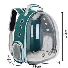 Free shipping Cat bag Breathable Portable Pet Carrier Bag Outdoor Travel backpack for cat and dog Transparent Space pet Backpack - Wowza