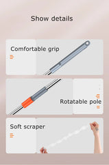 Silicone Scraper Broom Magic Wiper High Place Glass Wiper Floor Mop Household Bathroom Sweeping Water