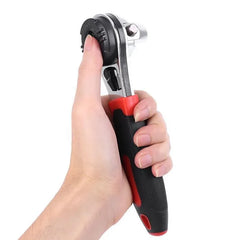 Adjustable Ratchet Wrench 6-22mm Wrench Auto Repair Quick Release Combination Manual Spanner Ratchet Hand Tool