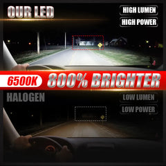 Canbus LED Projector Bulb Headlight Mini Lens H11 H8 9005 9006 HB3 HB4 6000K Auto Motorcycle Mini Lens