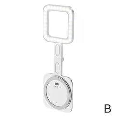 LED Fill Light Magnetic Mobile Phone Selfie Light 180° Mobile Flip Light Soft Phone Mini Portable And Cold Light Warm Holde S5Z6