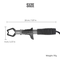 Stainless Steel Fishing Gripper Professional Fishing Lip Grabber Tool, Fish Grabber Clip Fish Control Tackle
