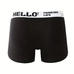 10Pcs/Men's Underwear Fashion Underwear High Stretch Boxer Shorts Breathable Soft Men's Shorts Comfortable Plus SizeL-4XL