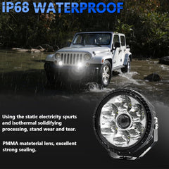 5" Led Projector Spotlights 6000K 150W IP68 Waterproof Spot Lamp Offr oad Truck Tractor Boat SUV Spotlight