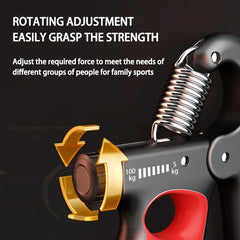 Grip Strength 5-100kg Gym Wrist Expander Hand Strengthener Adjustable Muscle Recovery Fitness Hand Strength Exercise