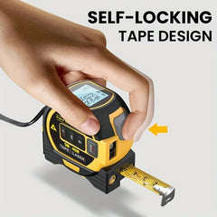 Laser digital Tape Measure 3 In 1 High Precision Laser Rangefinder Steel Tape Measure