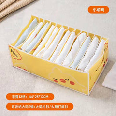 Sweater Clothes Storage Grid Boxes Student Dormitory Wardrobe Closet Drawer Organizer T-shirt Pants Clothing Separation Box - Wowza