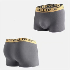 10Pcs/Men's Underwear Fashion Underwear High Stretch Boxer Shorts Breathable Soft Men's Shorts Comfortable Plus SizeL-4XL