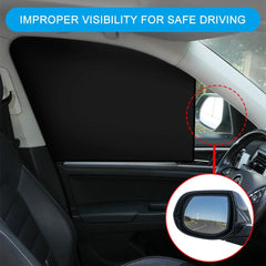 Magnetic Car Sunshade UV Protection Curtains Sun Shield Cover Double Sides Auto Window Sun shade Protector Cover