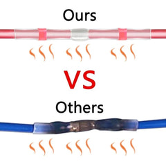 Heat Shrink Butt Waterproof Solder Seal Wire Cable Splice Terminal Kit Crimp Terminals