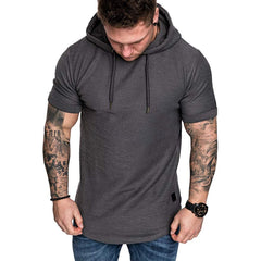MRMT 2023 Brand New Mens Hoodies Sweatshirts Short Sleeve Men Hoodies Sweatshirt Casual Solid Color Man hoody For Male Hooded