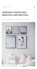 Strong Adhesive Wall Hook Without Piercing Picture Hanger Self-adhesive Wall Hangers Without Holes for Frame Poster Photo Clock