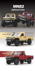 Toyota Land cruiser MN82 Remote Controlled Climbing Off-road Vehicle 1:12 Full scale 4WD LC79 RC Model Children Toy Rc Car