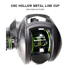 New Baitcasting Reel High Speed 8:1:1 Gear Ratio 17+1BB Fresh Saltwater Magnetic Brake System Ultralight Fishing ReeL 2000 Seri