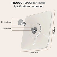 Strong Adhesive Wall Hook Without Piercing Picture Hanger Self-adhesive Wall Hangers Without Holes for Frame Poster Photo Clock