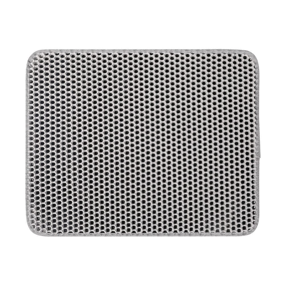 Pet kedi kumu matı su geçirmez EVA çift katmanlı kedi çöp yakalama Pet kum kabı Mat temiz ped ürünleri kediler aksesuarları - Wowza