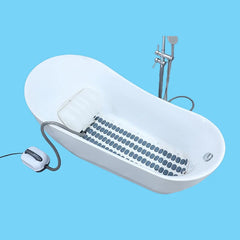 New Electric Bathtub Bubble Massage Mat Waterproof Anti-slip Body Spa Home Full Body Massage Bathtub Bubble Machine