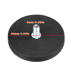 2PCS Magnet Mounts 43mm M6 BoltLed Light Bar Bracket Clamp LED Work Light Bar Holder SUV Offroad