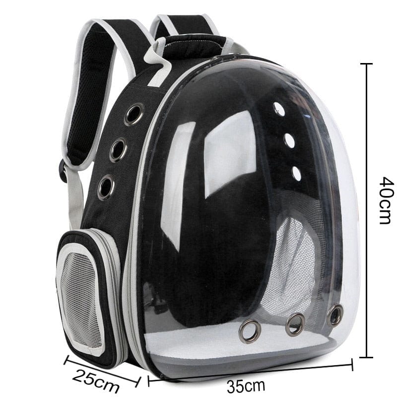 Free shipping Cat bag Breathable Portable Pet Carrier Bag Outdoor Travel backpack for cat and dog Transparent Space pet Backpack - Wowza
