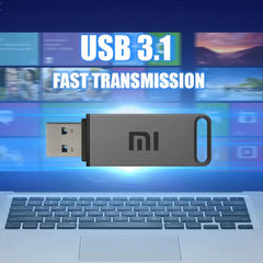 USB 3.1 Flash Drive 2TB High-Speed Pen Drive 1TB Metal Waterproof Type-C Usb PenDrive For Computer Storage Devices