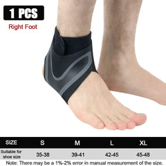 GOBYGO Sport Ankle Support Elastic High Protect Sports Ankle Equipment Safety Running Basketball Ankle Brace Support
