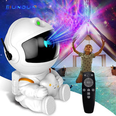 Galaxy Star Projector LED Night Light Starry Sky Astronaut Lamp For Decoration Bedroom Home Decorative Children Gifts