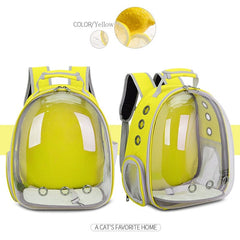 Free shipping Cat bag Breathable Portable Pet Carrier Bag Outdoor Travel backpack for cat and dog Transparent Space pet Backpack - Wowza