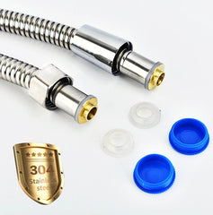 Stainless Steel Shower Hose Long Bathroom Shower Water Hose Extension Plumbing Pipe Shower head Tube Bathroom
