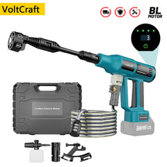 6 IN 1 Electric Garden Washing Gun 250Bar Brushless High Pressure Car Washer Gun Water Wash Spray Gun for Makita Battery
