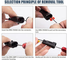 Waterproof Automotive Electrical Connectors Male Female Plug 2-Pin Way With Wire For Car Motorcycle Scooter Marine