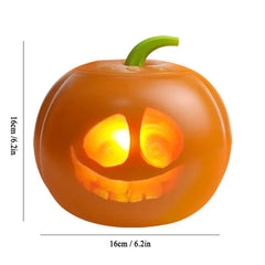 Led Halloween Pumpkin Flash Talking Singing Animated LED Pumpkin Lamp Toy Projection Lamp Projector Inside for Home Party Decor