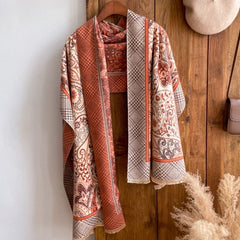 Luxury Horse Print Scarf Women Cashmere Winter Warm Scarves Brand Pashmina Shawls Lady Wraps Bufanda Thick Bandana