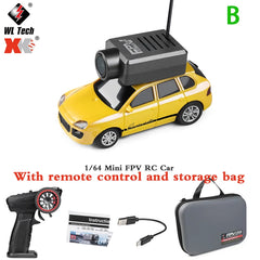 RC Car 6401 With Camera 2K Video 1:64 Mini 2.4G WiFi APP or Remote Control Car FPV View VR Function Toy Cars