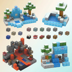 Magnetic Biomes Building Blocks – Mine World Cube Set
Create your own Mine world! Magnetic cubes for kids 3+, perfect to build your own biome builds, creative play, and STEM fun. Great gift for boys and girls!